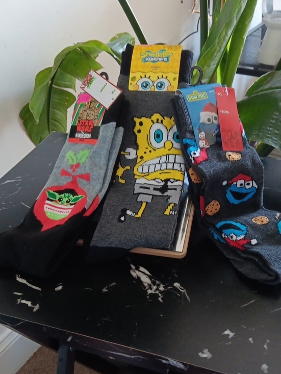 SpongeBob Squarepants Other - SpongeBobSquarePants ,Sesame Street Cookie Monster, and Star Wars Mandalorian